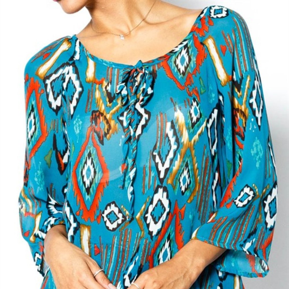 YoYo 5 Boho Chiffon Women's Top